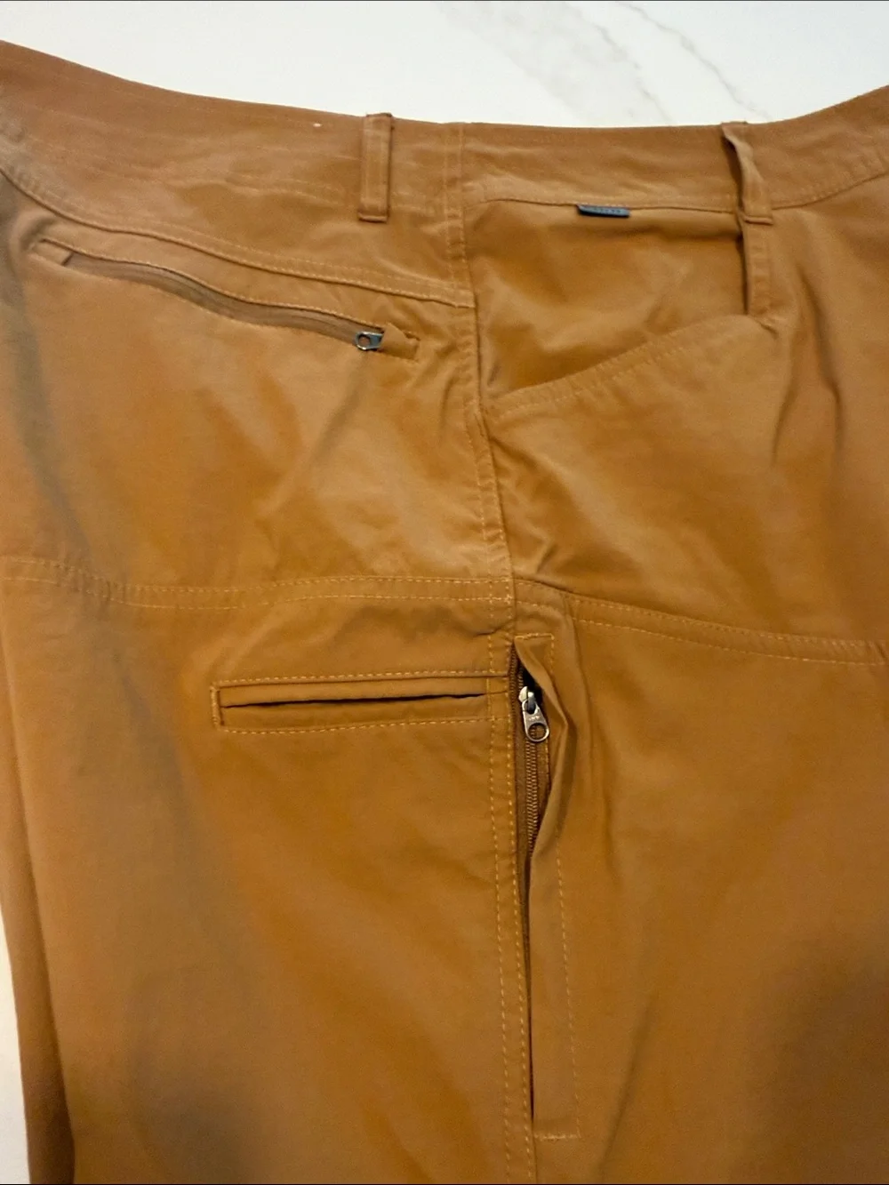 Men's Kuhl Casual Stretch Pants - Dark Mustard/Gold color Size 36x30 like new